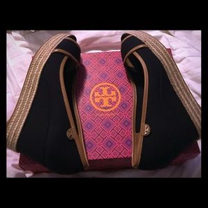 Tory Burch Majorca Logo Wedge